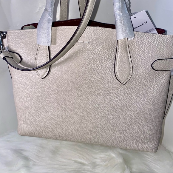 Coach 🤍 leather purse Hanna Carryall Bag New - Picture 5 of 15